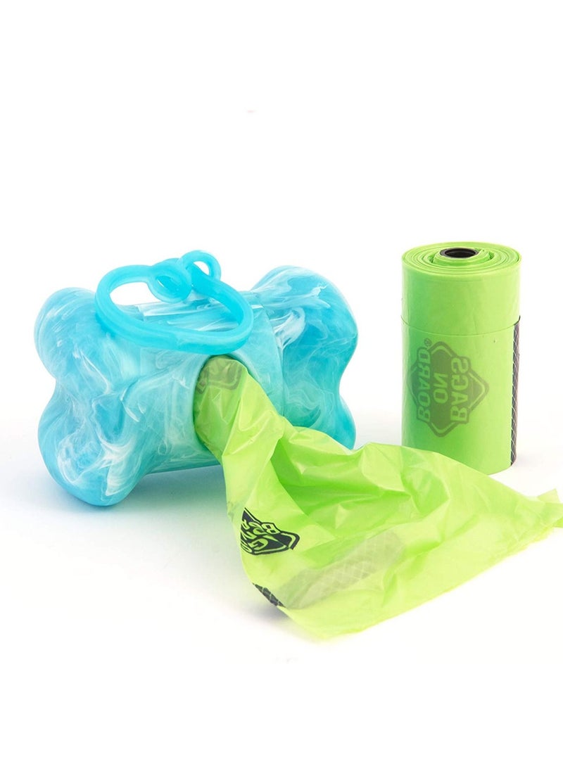BAGS ON BOARD Dog Bags Dispenser Turquoise Blue  - Image 5