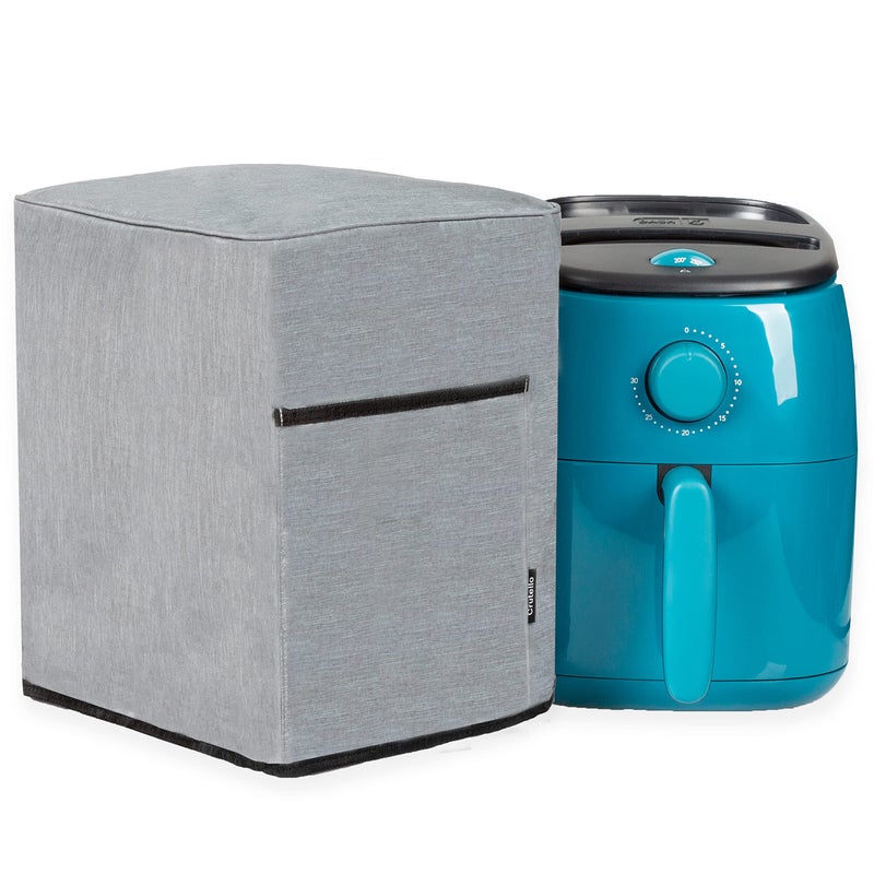 غطاء قلاية هوائية كروتيلو مع جيوب تخزين لقلايات 2848 ربع يناسب علامات تجارية متنوعة أغطية قلاية هوائية ثقيلة للعدادات المطبخية