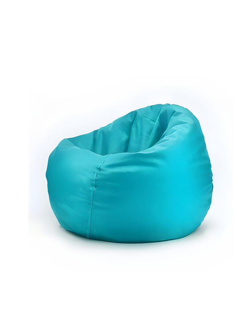 Faux Leather Bean Bag With Polystyrene Beads Filling XS, Cyan - pzsku/ZC40969E85E96BE9A80B5Z/45/_/1725432671/f94cf988-dcf2-4b4a-9700-893bc3bf2144