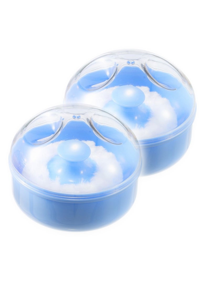 لوكو علبه بودر الأطفال ازرق-2 قطعة - Image 1