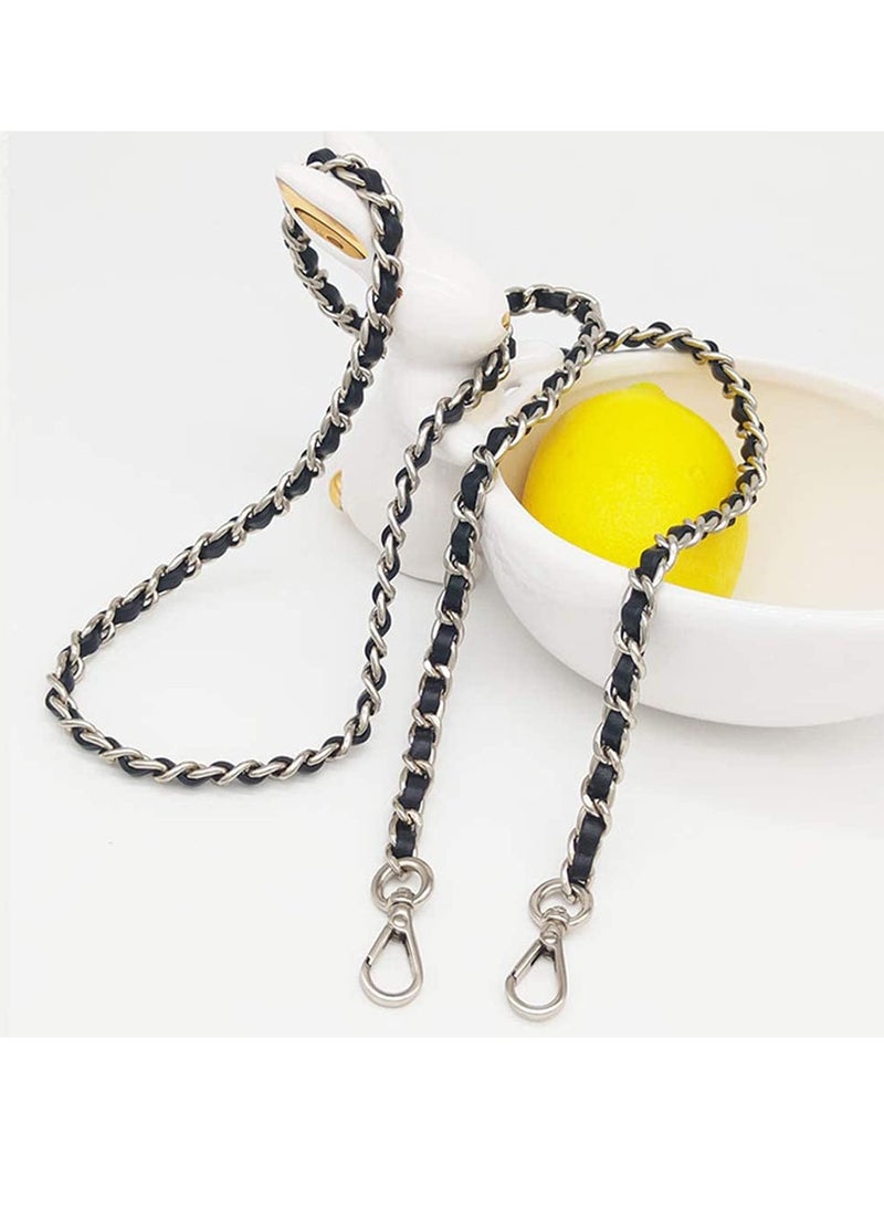 Generic 47" Stylish Leather & Metal Chain Strap for Bags - Durable Replacement Accessory - Image 4