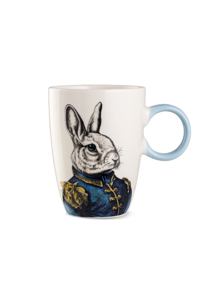 ايجان Mug Human Essence Rabbit 430 ml New Bone China Dishwasher & Microwave Safe 