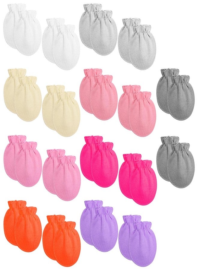 Sdfvsdg 18 Pairs Newborn Baby Cotton Mittens No Scratch Gloves Newborn Mittens Infant Toddler Gloves for Boys Girls 0-6 Month - Image 1