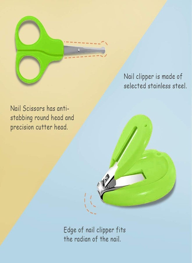 Crawl'in Baby, Infant And Toddler Grooming Nail Cutter Kit/Baby Nail Clipper Care Kit (Green),1 Count - Image 5