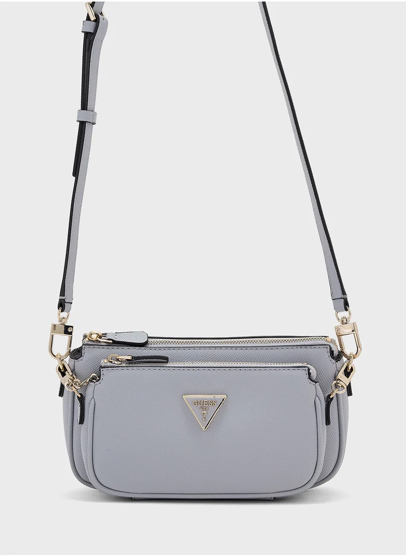 جس Noelle Dbl Pouch Crossbody