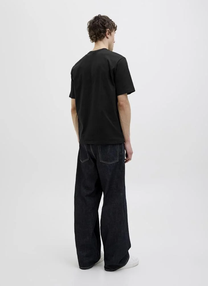 جاك اند جونز Joralmeria Branding Crew Neck T-Shirt