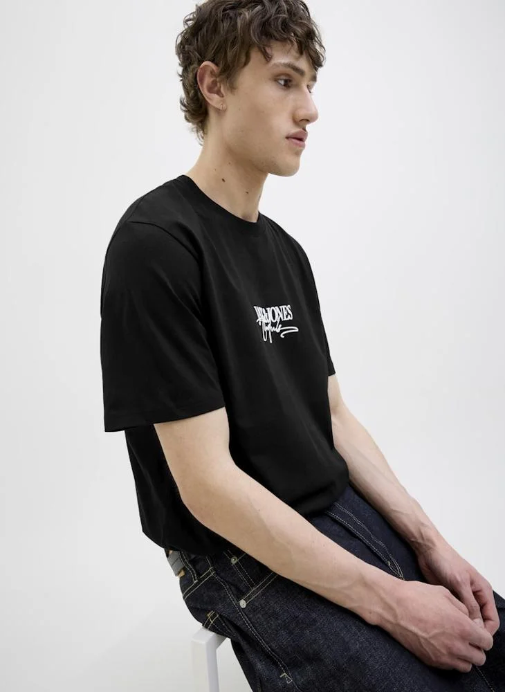 JACK & JONES JORALMERIA BRANDING TEE SS CREW NECK