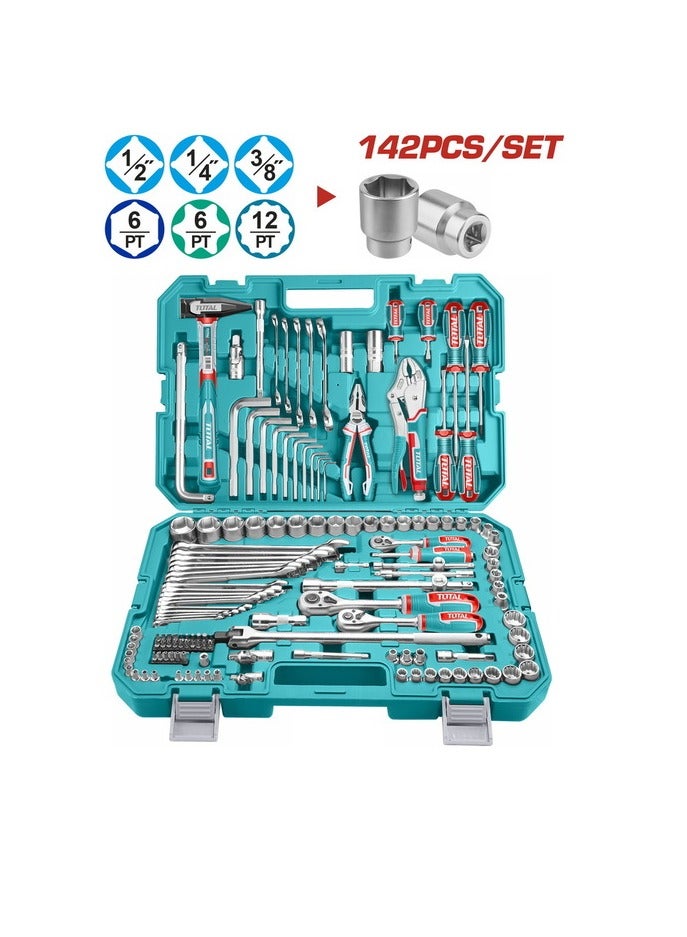 TOTAL 142-piece tool set - THKTHP21426 - Total