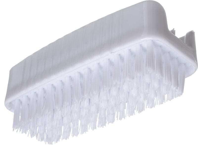 SPARTA 3623900 Plastic Hand Brush, Nail Brush With Polypropylene Bristles For Kitchens, Homes, Restaurants, 3.5 Inches, White, Dual Sided - Image 2