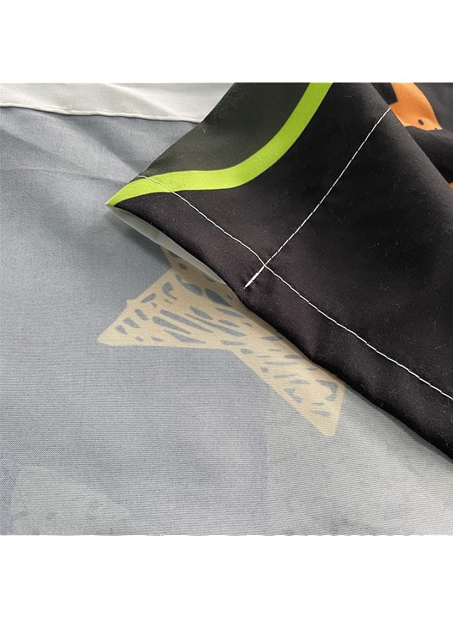 erorex Gaming Curtains Rod Pocket Boys Kids Gamer Gamepad Abstract Video Game Player Joystick Print Pattern Window Drapes For Man Teen Youth Nursery Baby Bedroom Playroom W42 X L63 Inch 2 Panels - Image 5