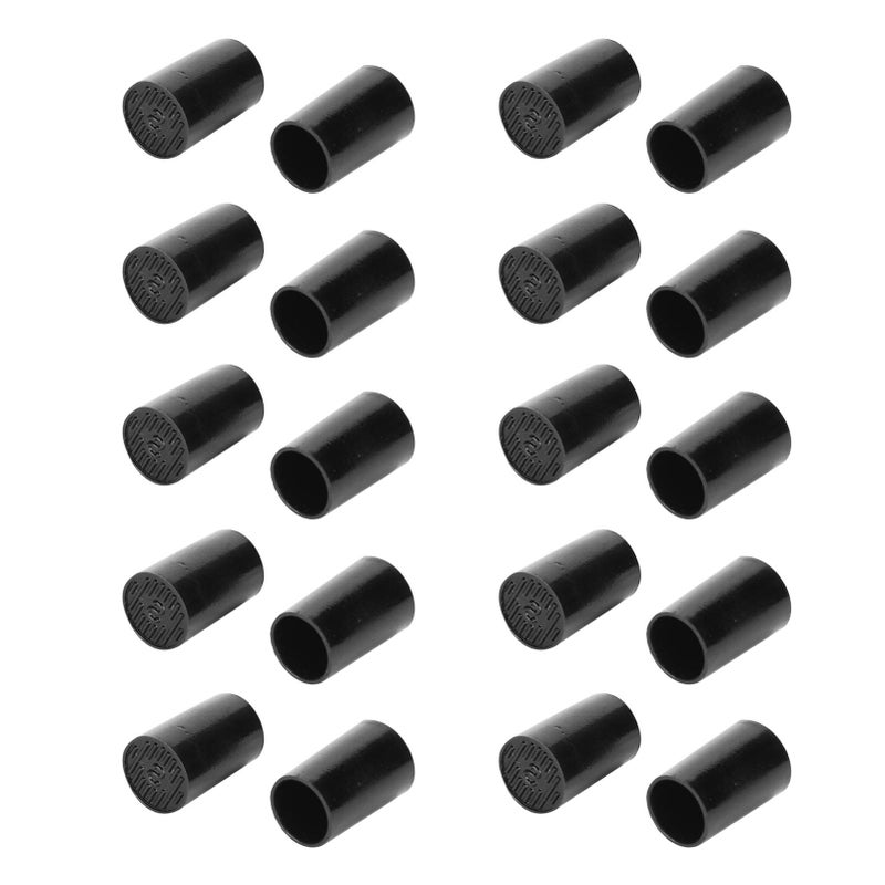 Asixx Heel Quick Tips  Black with an Extra Layer Polyurethane Heel Repair Caps  10 Pairs Non-Slip Parties for Graduation Ceremonies Outdoor(Inner Diameter 10mm) - Image 1