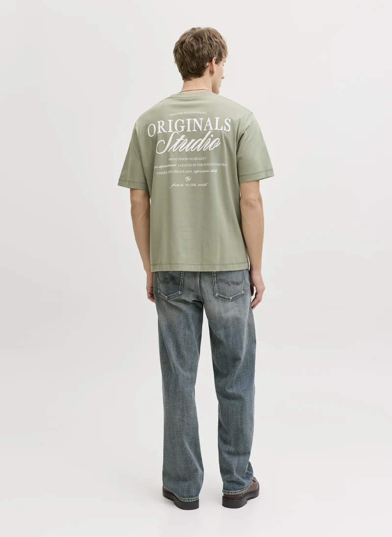 JACK & JONES JORNORREBRO TYPO TEE SS CREW NECK NOOS