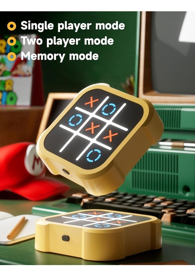 Generic - xo game Electronic Tic-Tac-Toe Game | 3 Modes | Memory Training | Family Travel Toy - Image 1