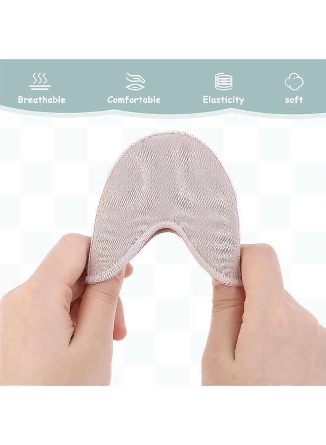 1Pair Ballet Pointe Shoe Toe Pads, Soft Sponge High Heel Toe Caps Forefoot Wrap Half Insoles Foot Pain Relief for Women Girls - Image 3
