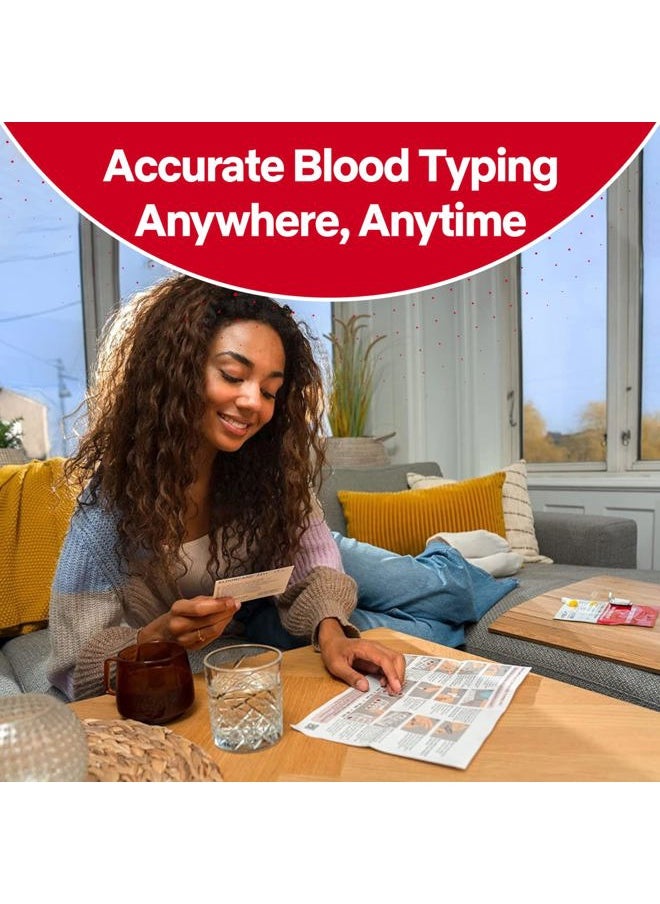 EldonCard - Blood Type Test Complete Kit Find Out You Are a, B, O, Ab And Rh Results Minutes 1 Pack - Image 1