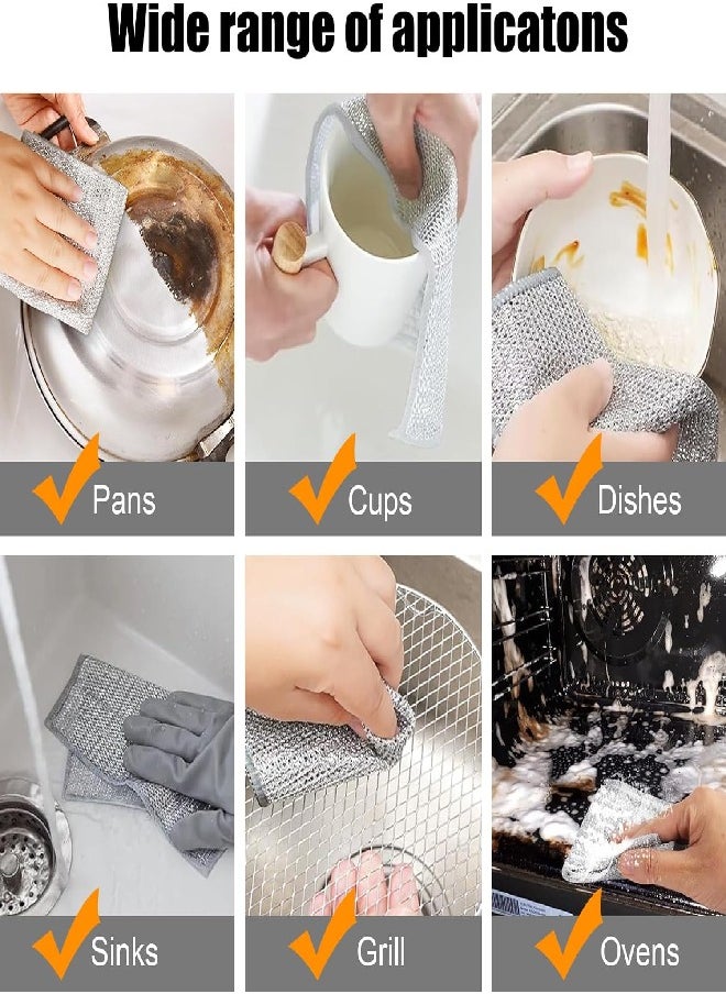 Generic Kitchen Towel Scouring Pad - Non-Scratching Cleaning (Safe and Effective Cleaning of Utensils and Surfaces)  1 piece  - Image 2
