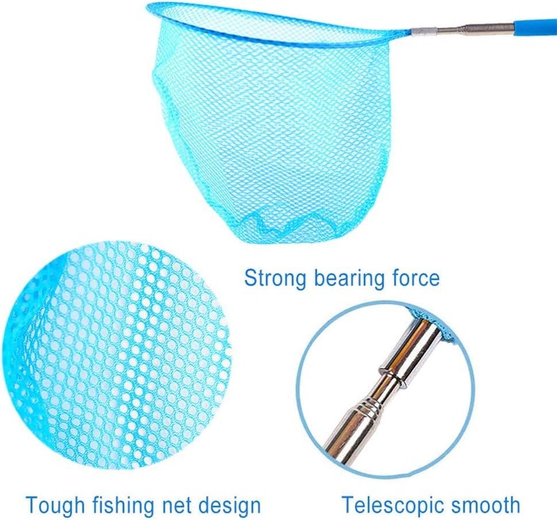 Shindel 6 Pack Bug Catcher for Kids, Kids Telescopic Butterfly Fishirng Nets, Extendable 32 Inch, for Outdoor Exploration, Science Projects, Bug Hunting, Fish Insect Ladybird - Image 4