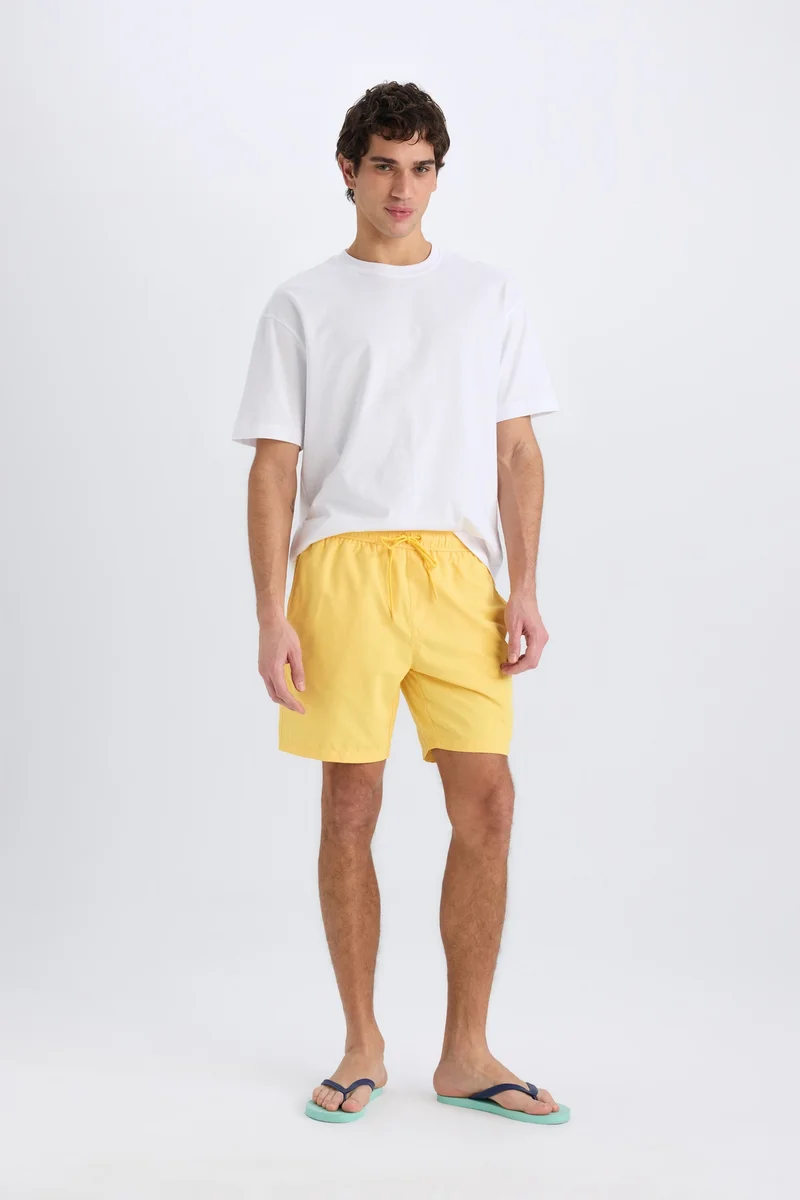 ديفاكتو Regular Fit Short Swim Shorts