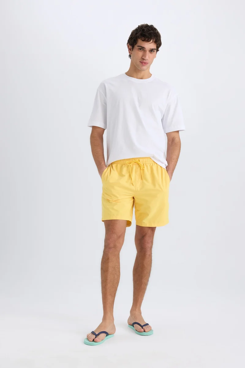 ديفاكتو Regular Fit Short Swim Shorts
