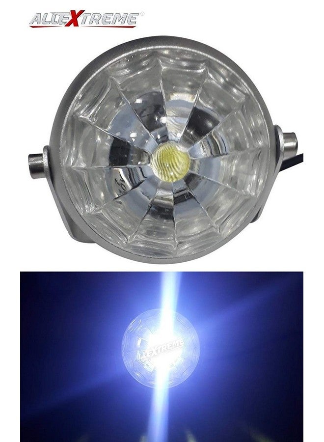 اول إكستريم مصباح ستروب LED للدراجات الهوائية من Allextreme EXSLW1 فائق السطوع مع حامل للدراجات النارية والسيارات (10 وات، ضوء أبيض، قطعة واحدة)  - Image 5