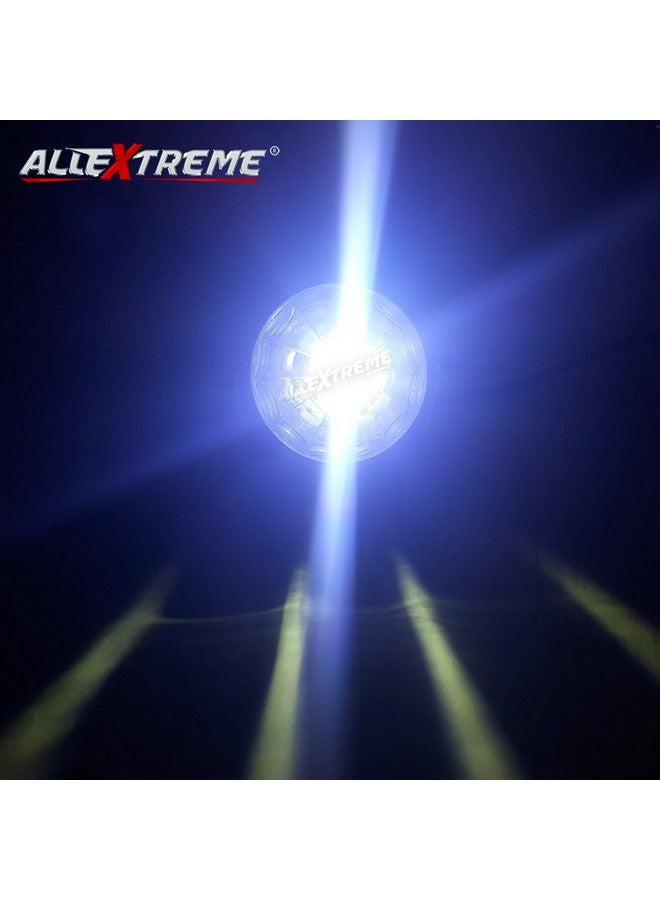 اول إكستريم مصباح ستروب LED للدراجات الهوائية من Allextreme EXSLW1 فائق السطوع مع حامل للدراجات النارية والسيارات (10 وات، ضوء أبيض، قطعة واحدة)  - Image 3