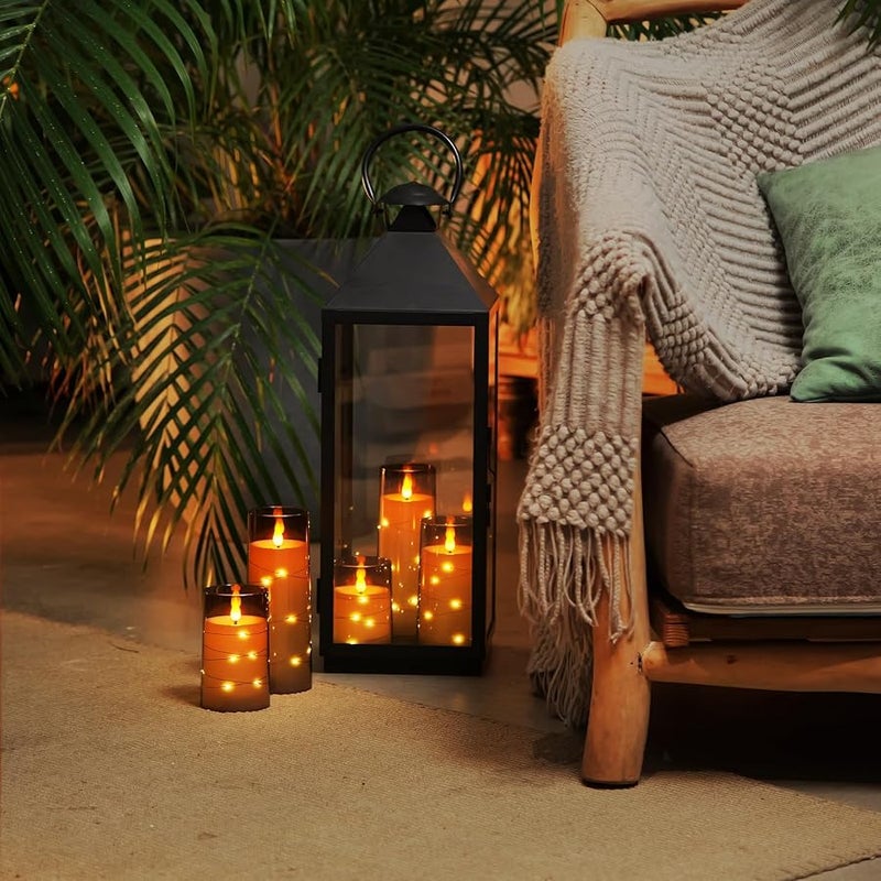 Homemory Flameless Candles, Grey - Image 3