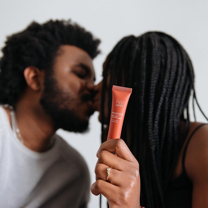 Hey Honey Skincare BÃ©same Mucho Shea Butter & Propolis Lip Balm | Intensive Hydration for Dry, Chapped Lips, Natural Moisturizing Lip Repair Treatment | 0.5 oz - Image 5