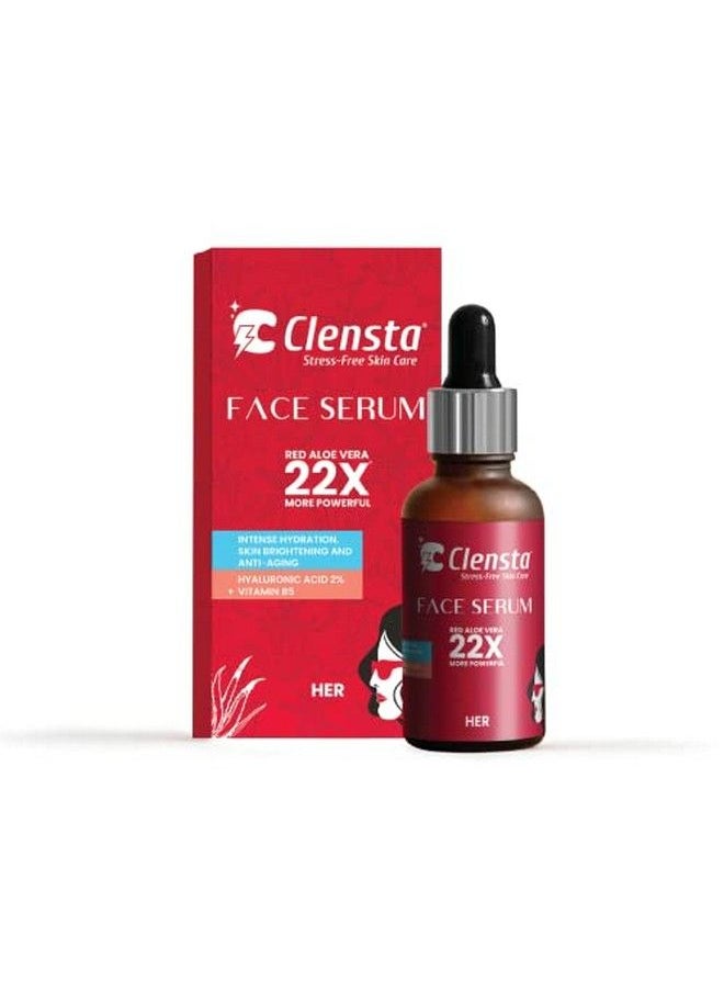 Clensta - Face Serum With 2% Alpha Arbutin & 2% Hyaluronic Acid ; Remove Post Acne Marks Dark Spots And Pigmentation For Glowing Skin ; 30 Ml ; For Her - Image 1