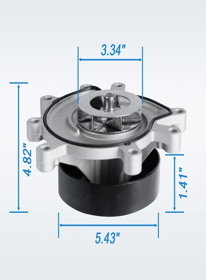 LDMINDA Water Pump W/Gasket 1204350 AW7163 Replacement For Commander Dodge Ram 1500 Dakota Durango,Grand Cherokee, Liberty, Chrysler Aspen,Mitsubishi Raider 3.7L V6;4.7L V8 - Image 4