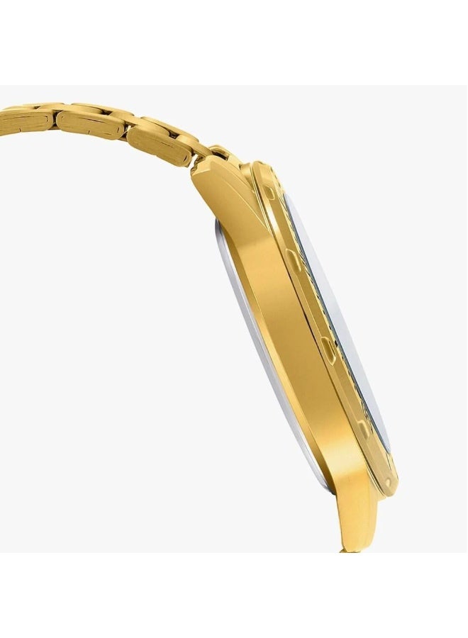 كاسيو ساعة كاسيو رجالية مطلية باللون الذهبي MTP-VD300G-1EUDF – ميناء أسود مع عدّادات متعددة الوظائف ومقاومة للماء - Image 4