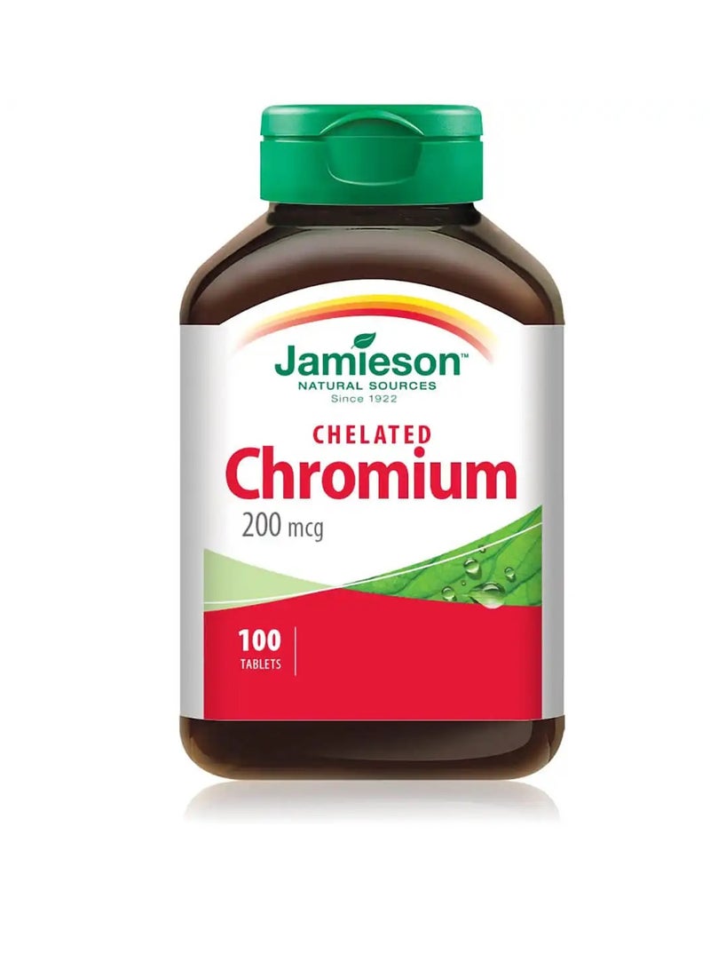 Jamieson Chromium 200 mcg 100 Tablets - Image 1
