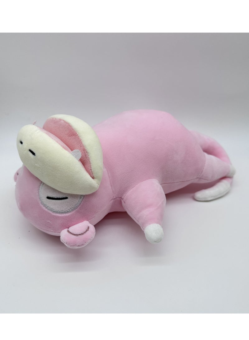 Snorlax & Chikorita Sleeping Plush Series - Soft Short Plush Doll, Perfect Sleep Companion  - Image 1