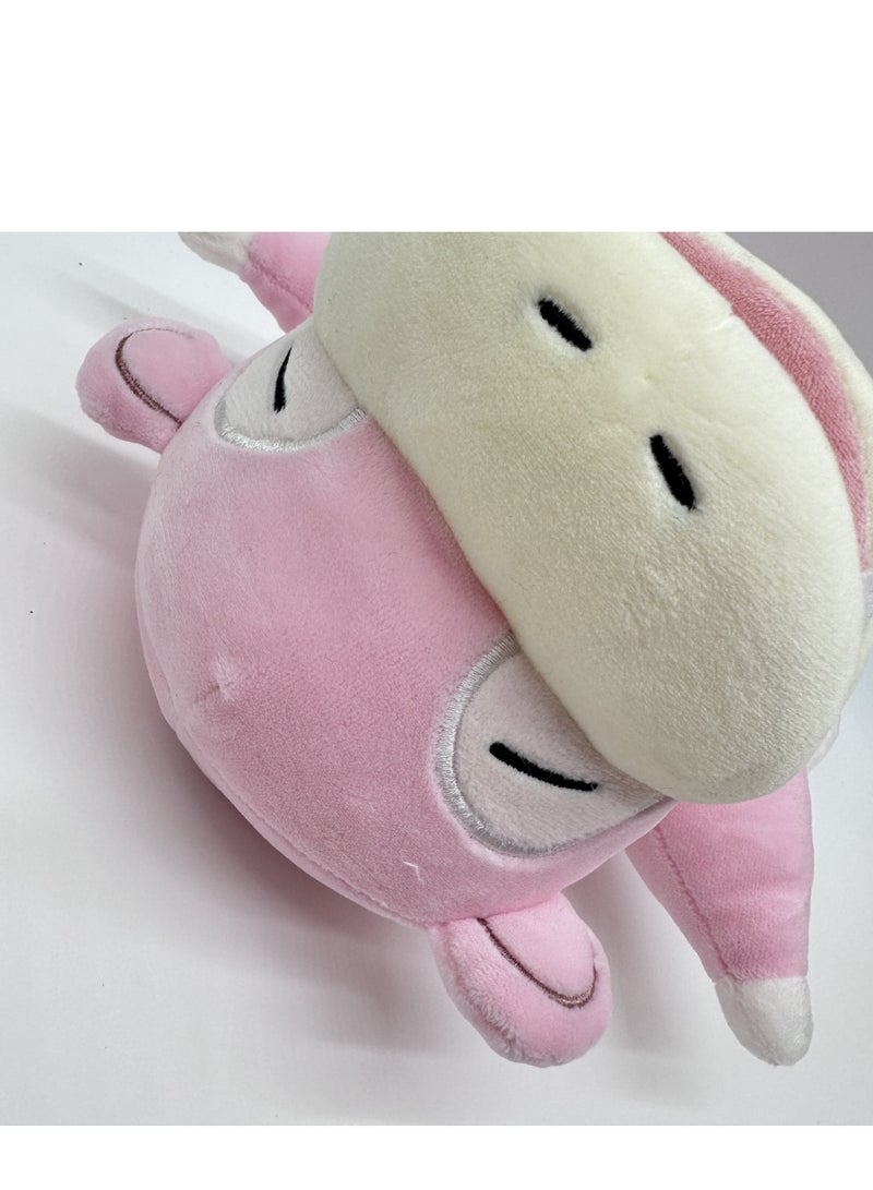 Snorlax & Chikorita Sleeping Plush Series - Soft Short Plush Doll, Perfect Sleep Companion  - Image 2