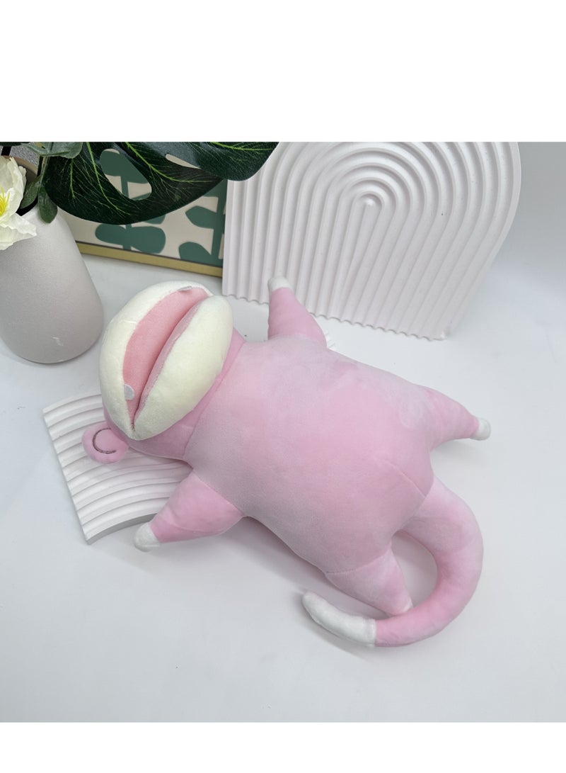 Snorlax & Chikorita Sleeping Plush Series - Soft Short Plush Doll, Perfect Sleep Companion  - Image 3