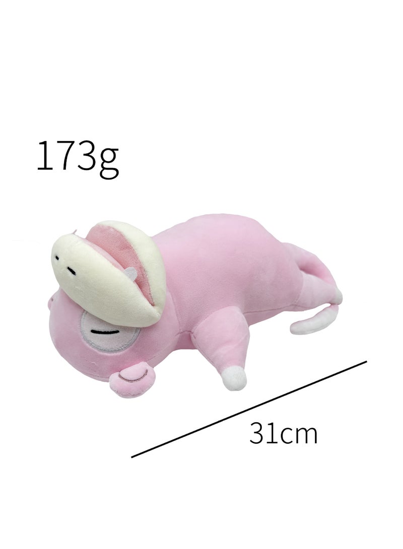 Snorlax & Chikorita Sleeping Plush Series - Soft Short Plush Doll, Perfect Sleep Companion  - Image 4