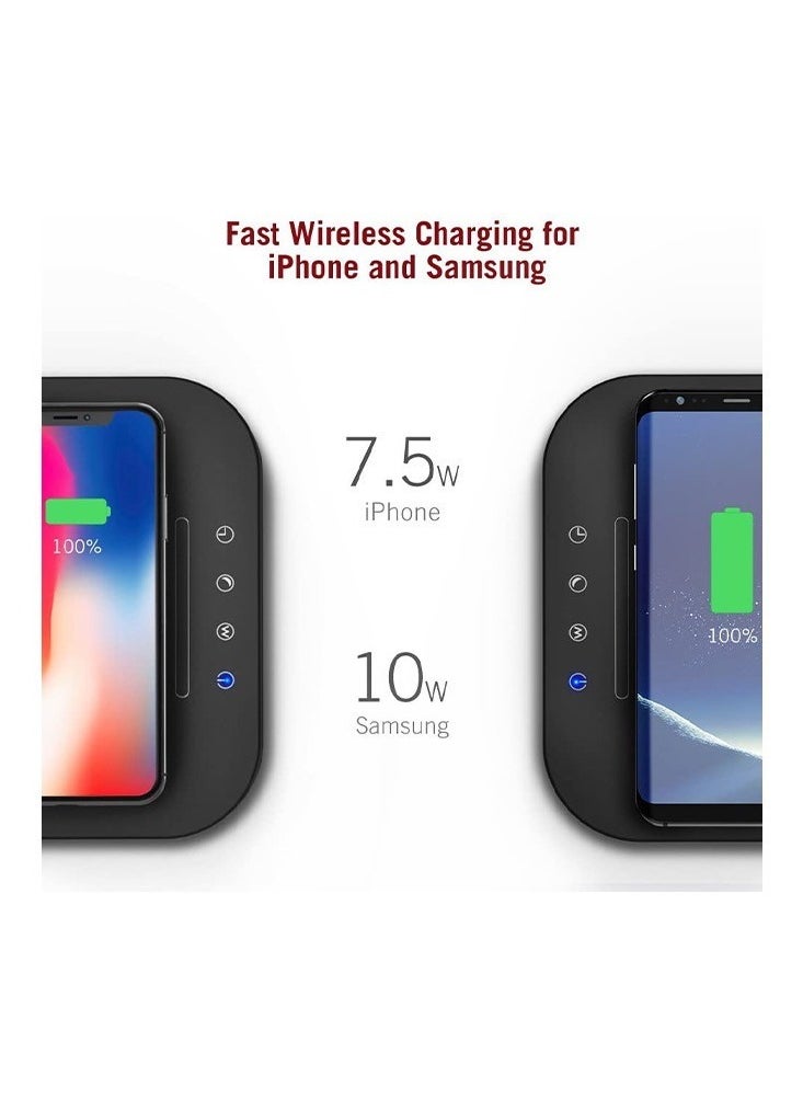 TaoTronics - TaoTronics TT-DL038 LED Desk Lamp – Perfect Lighting with Fast Wireless Charging, 5 Colors & 5 Brightness Levels. - Image 1