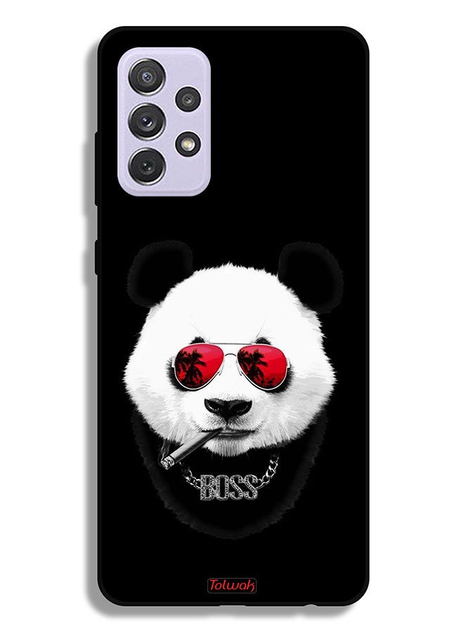 Tolwak Samsung Galaxy A72 5G Protective Case Cover Boss Panda - Image 1