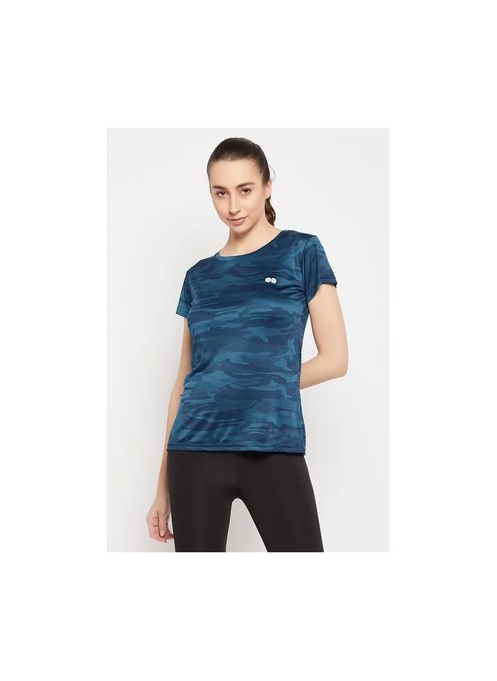 Clovia Crew Neck Printed T-Shirt