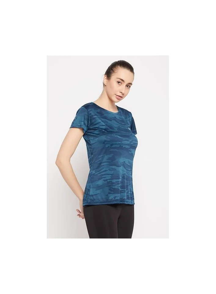 Clovia Crew Neck Printed T-Shirt