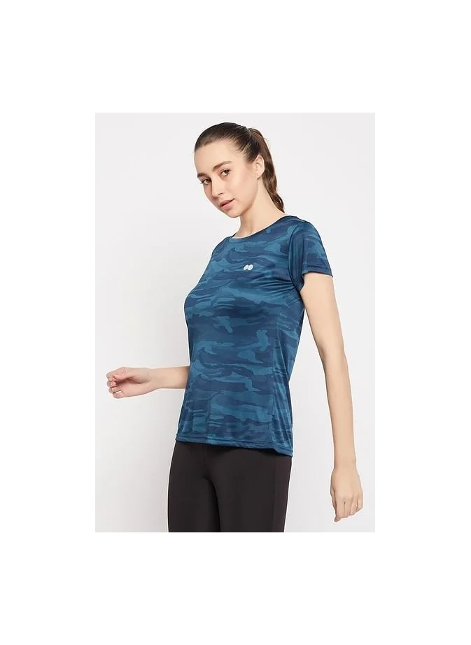 Clovia Crew Neck Printed T-Shirt