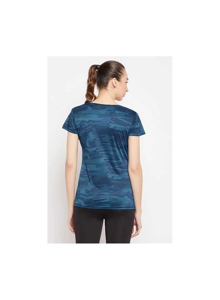 Clovia Crew Neck Printed T-Shirt