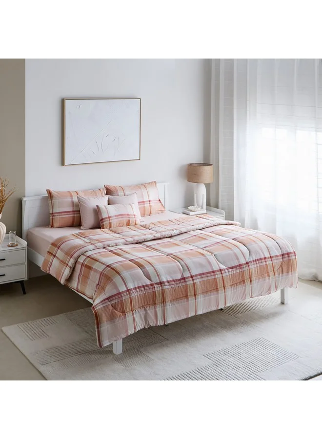 Home Box Madison Hazel 7-Piece BIAB Cotton King Comforter Set 240 x 220 cm