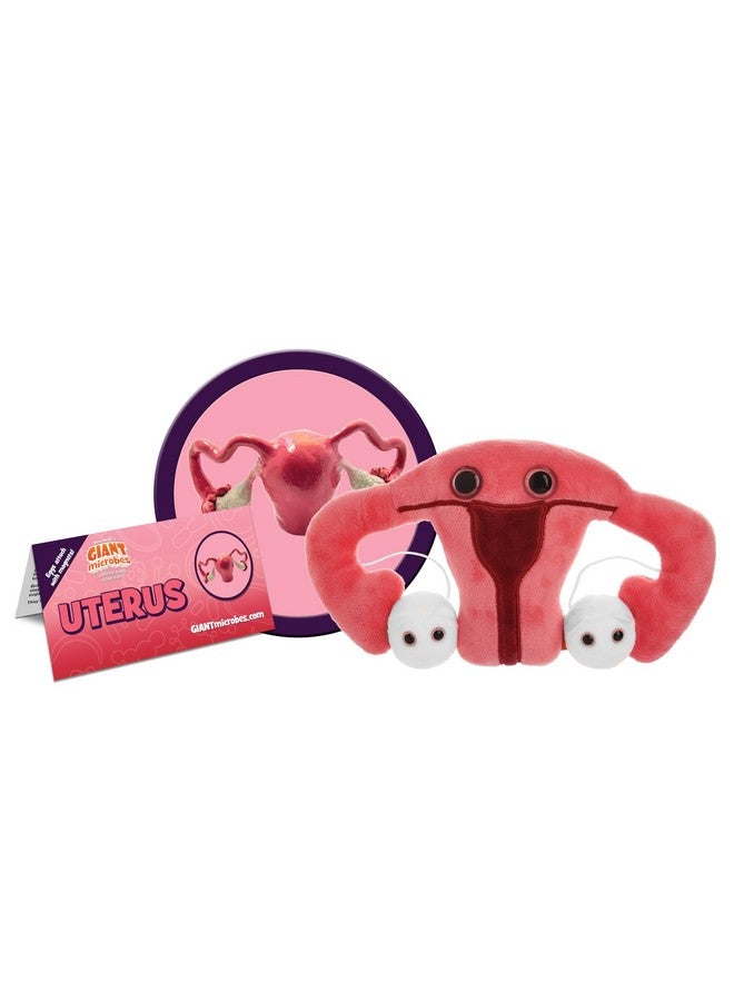 Giant Microbes لعبة قماشية على شكل رحم من GIANTmicrobes، هدايا لاستئصال الرحم، توعية بطانة الرحم، هدايا نسوية، هدايا الخصوبة، هدايا الشفاء - Image 2