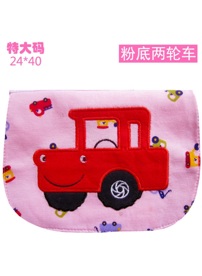 (optional) Three-dimensional Embroidery Cotton Children Sweat Absorbent Towel Pad Back Towel 4 Layers Extra Large Size Sweat Absorbent Towel