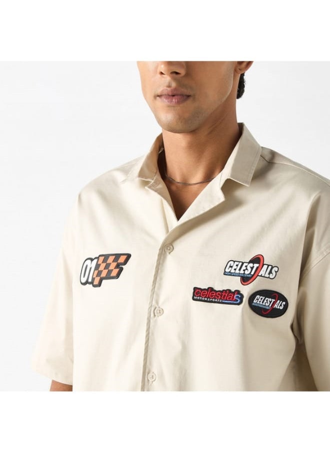 SP Characters The Celestials Print Shirt with Short Sleeves  - Image 3