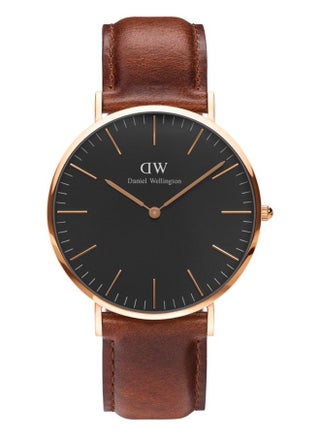 Brown/rose gold/black