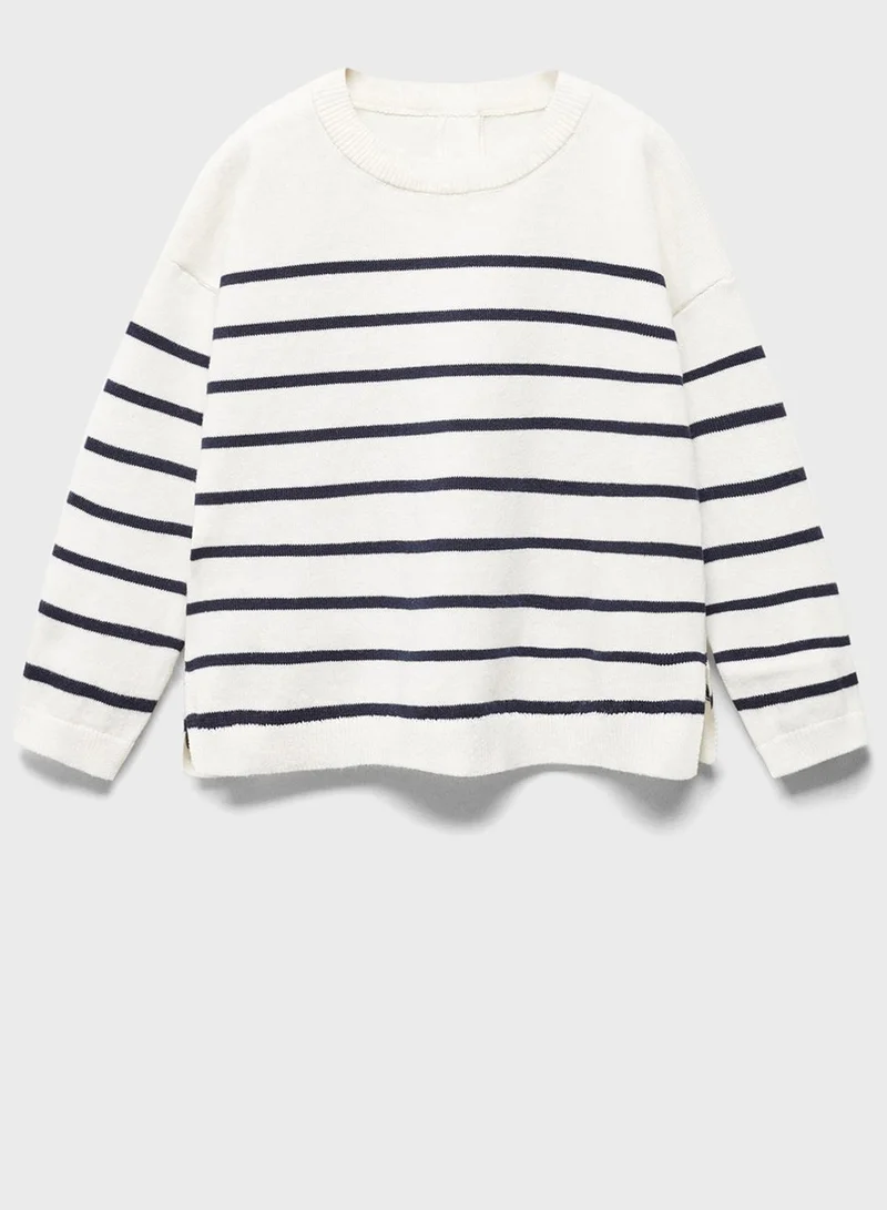 مانجو Kids Striped Sweater