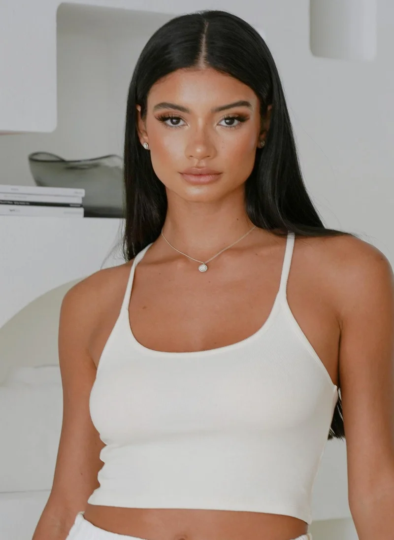 نوماد Organic Cotton Rib Strappy Top