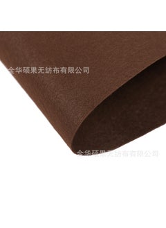 Generic 2MM Thick Colored Felt Fabric for Crafts 1638 Brown 