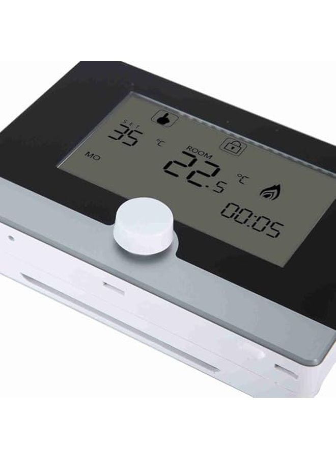 Black Programmable Thermostat Temperature Controller 5 35C Range Energy Saving - Image 5